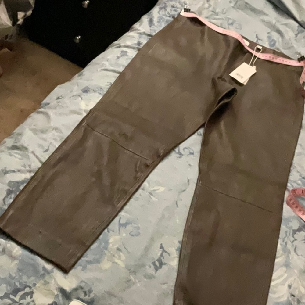 Vince leather pants note color Olivewood Vince leather pants